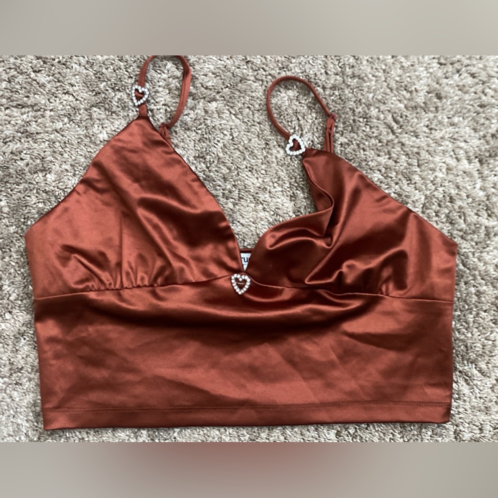Rue21 Satin Copper Bralette